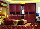 Red High Gloss Bedroom Furniture Wardrobes Sliding Doors 4 Door Classic
