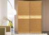 Built In Double Fitted Sliding Door Wardrobes With Shutter Doors Coloured