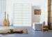 Small Real Wood White Double Wardrobe With Sliding Doors For Hotel / Home / Apartment