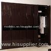 High Gloss Fitted Black Walk In Closet Cabinets / Wardrobes Simple Design Drawings