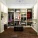 PVC Finish White Walk In Closet / Wardrobe Traditional Design With Fuctional Accessories