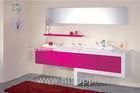 Double Sink Bathroom Vanities And Cabinets With Mirror Custom Lacquer Painting