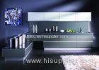 3d Drawing Custom Hotel Lacquer Kitchen Cabinets With Free Standing Island