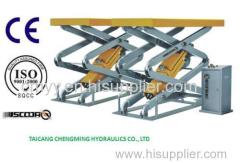 Hydraulic in Ground Full Rise Electrical Scissor Car Lift