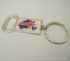 factory wholesale Zinc Alloy Bottle Opener Keyring