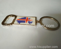 factory wholesale Zinc Alloy Bottle Opener Keyring