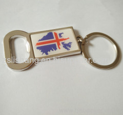 factory wholesale Zinc Alloy Bottle Opener Keyring