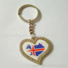 Promotion & wholesale custom souvenirs & tourism zinc alloy keychain