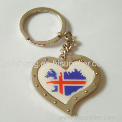 Promotion & wholesale custom souvenirs & tourism zinc alloy keychain