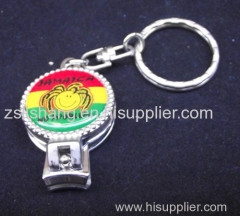 Nail clipper key chains