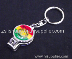 Nail clipper key chains