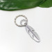 Personalized Feather Designer Key Rings for Fashion Accessories