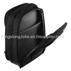 Black waterproof large capacity notebook backpack