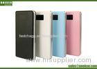3 USB Output LCD Display Power Bank 8000mAh 145 * 70 * 17mm For Mobile Phones