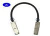 30CM Passive Copper SFP+ Twinax Cable Assembly AWG 30 AWG 24 High Reliability