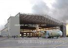 Wide Span Multi Storey Hangar Steel Structure Concrete With Steel Piping Truss