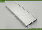 9000mAh Fast Charging Power Bank Metal Case Silver / Black Cell Phone Battery Bank