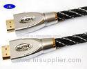Zinc Alloy Shell High Speed HDMI Cable Male To Male Nylon Braided UL REACH Certification