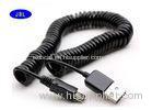 Data Sync Charger V3 Extension USB Cable Spring Coiled For Cell Phones MP3 MP4
