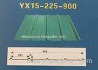 Eco Coloured Corrugated Steel Sheets For Roofing 0.6mm Thickness High Strength
