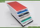 Metal Surface Ultra Slim Power Bank USB Universal 2000mAh For Mobile Phones