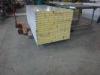 Roofing Rock Wool Insulated Sandwich Panels Fire Protection 950mm Width