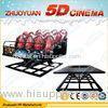 Red Supermarket Motion Virtual Reality Simulators With 5D Movie Experience