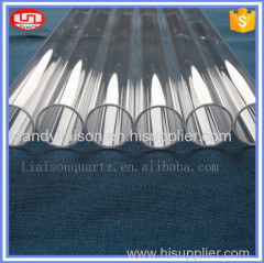 both ends open quartz glass tube for electric heater parts with cheap price