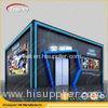 Shooting Games 7D Cinema Rider Metal Screen 6 / 9 Seats With Wind Effects