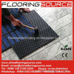 Modular Entrance Matting Interlocking Tiles Outdoor Carpeting