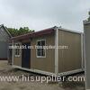 Traditional Frame Modern Prefab Steel Homes Fabrication With RW / EPS / PU Sandwich Panel