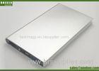 Aluminum Alloy Portable Power Bank Card Size 3000mAh 9 * 59 * 90mm For Mobile Phones
