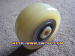 3 inch solid small pu rubber wheel bearings