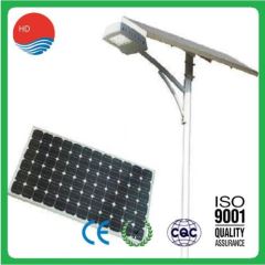 RoHS CCC 11m 80W Waterproof Aluminum Alloy Solar Street Lamp