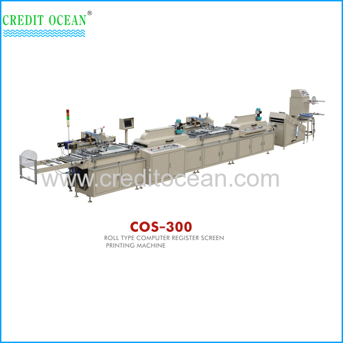 Credit Ocean fabric silk label screen printing machines