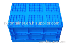 Plastic moving folding box for industrial use