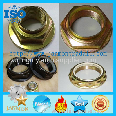 Hexangular Flange Type Lock Nut Tower Type Nut Zinc galvanized hex flanged type lock nut Black nylon lock nut Lock nuts