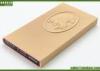 Eagle Design Leather Power Bank 3000mah Mobile Phone Charger For Iphone / Samsung
