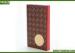 Flower Design Leather Power Bank 3000mAh Gold / Black For Business Travel