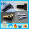 Customized Special Zinc plated Hex Head Bolt With Hole(as drawing) Hexagon head bolt with holes Zinc plated hex bolts