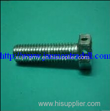 Customized Special Zinc plated Hex Head Bolt With Hole(as drawing) Hexagon head bolt with holes Zinc plated hex bolts
