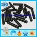 black slotted spring pin