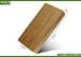 Dual Port Wood Power Bank 3600mAh 2A USB Connected 108g With LED Lights