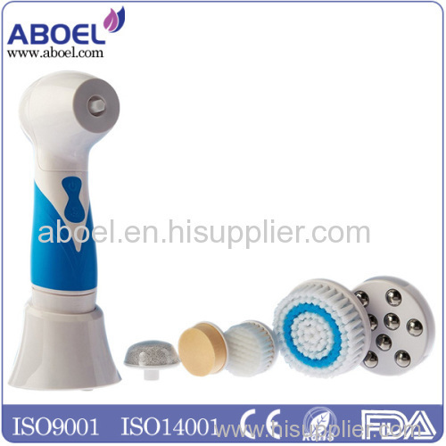 Battery Operated Waterproof Electric Facial Body Cleansing Brush