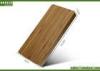 Fast Charging Bamboo Wood Power Bank 5000mAh 2A 125 * 65 * 12mm With Dual Port