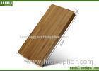 Fast Charging Bamboo Wood Power Bank 5000mAh 2A 125 * 65 * 12mm With Dual Port