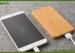 8000mAh Portable Mobile Power Bank Dual Port Bamboo Solid With Polymer Battery Battery