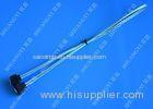 Blue Slim Down Angle 7 Pin SATA Data Cable Female to Female With Locking Latch