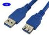 OEM Custom Male To Female USB 3.0 OTG Cable For TV / Portable Media Players