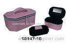 New Design Fabric Leather Jewelry Box With Tray From Shantou